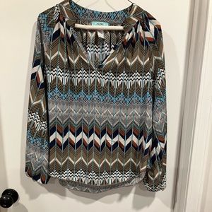 Karle boutique Aztec print top Women’s Small